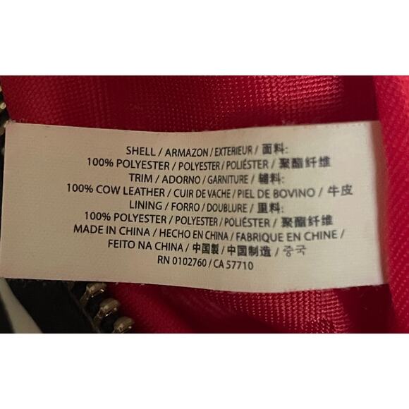 Kate Spade Black and Off-White Nylon Striped Bag - Picture 7 of 7